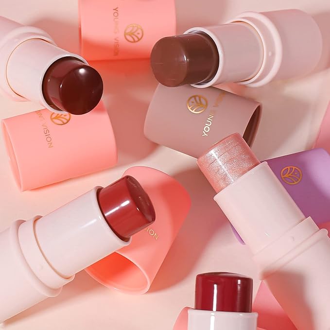 YOUNG VISION Cream Contour Sticks Collection, 6 Colors or Girls…