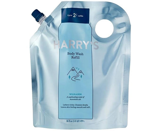 Harry's Men's Body Wash Refill, Wildlands Scent, 36 Fl Oz