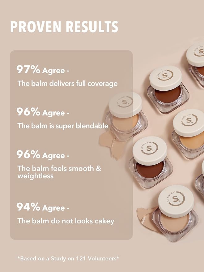 SHEGLAM Hydrating Cream Full Coverage Foundation Balm Long - Truffle