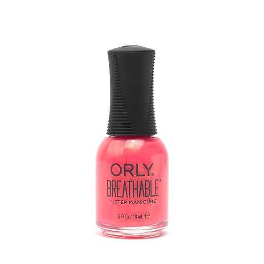 Orly Melting Point Nail Polish Collection | Golden Pink Shimmer | Long-Wearing, Full Coverage Formula with Gripper Cap | Vegan & Cruelty-Free (The Floor Is Lava)