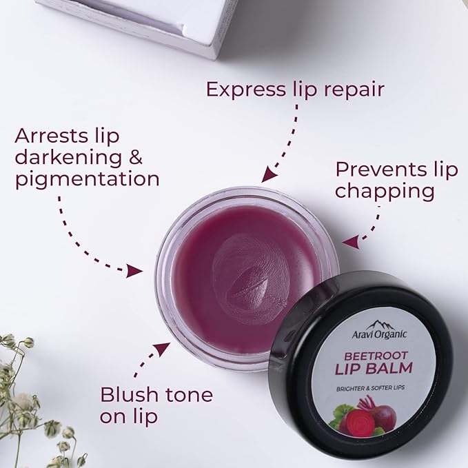 Beetroot Lip Balm For Women &