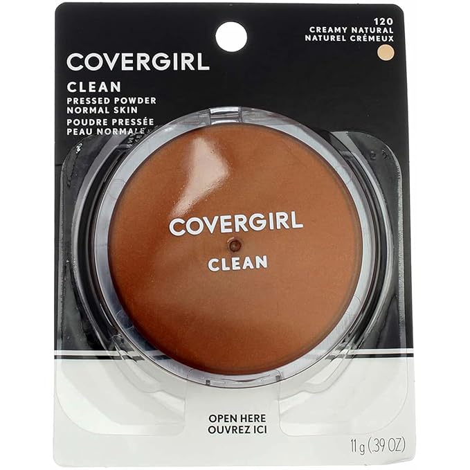 (Pack 2) CoverGirl Clean Pressed Powder Creamy Natural 0.39 Ounce