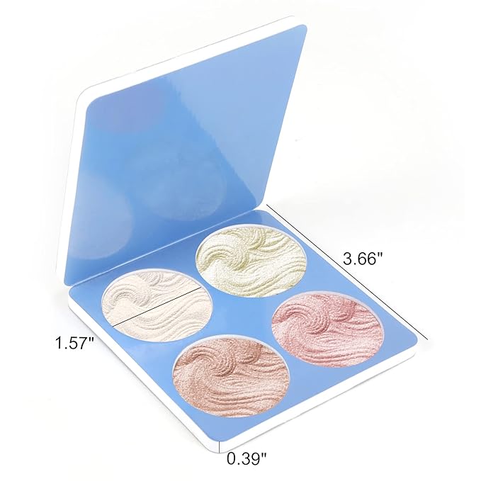 Boobeen Highlighter Makeup Highlighter Palette Powder Shimmer Highlighter