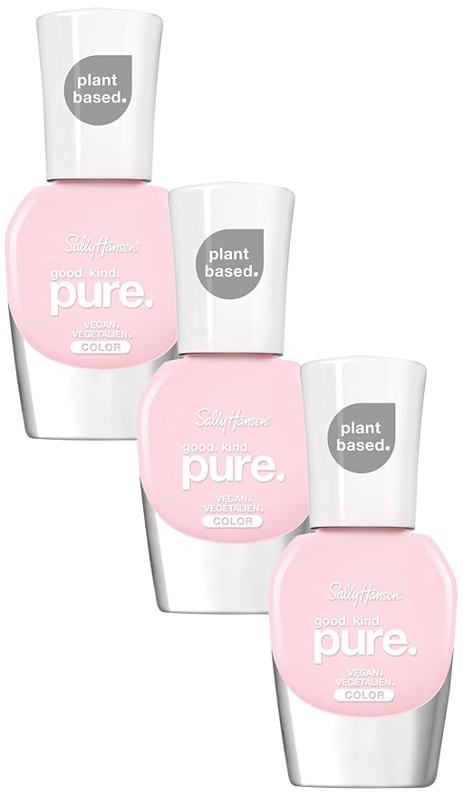 Sally Hansen Good.Kind.Pure Nail Polish, Pink Moon, Pack of 1, Packaging May Vary (Pack of 3)