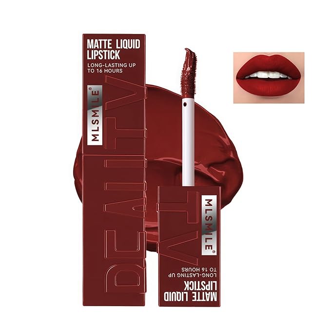 Lip Gloss, Lip Stain Finish Long Lasting Water Resistant, Lipgloss Perfect for Daily Wear & All Ages, Lipstick Vegan Ultra Smooth Formula, Matte Lip Gloss #wine red