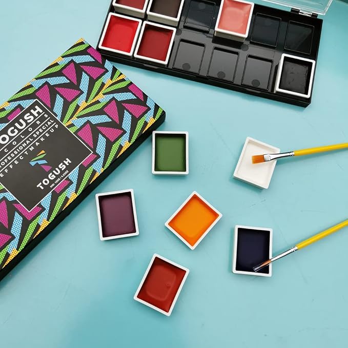 12 Colors Alcohol Activated Makeup Palette Set