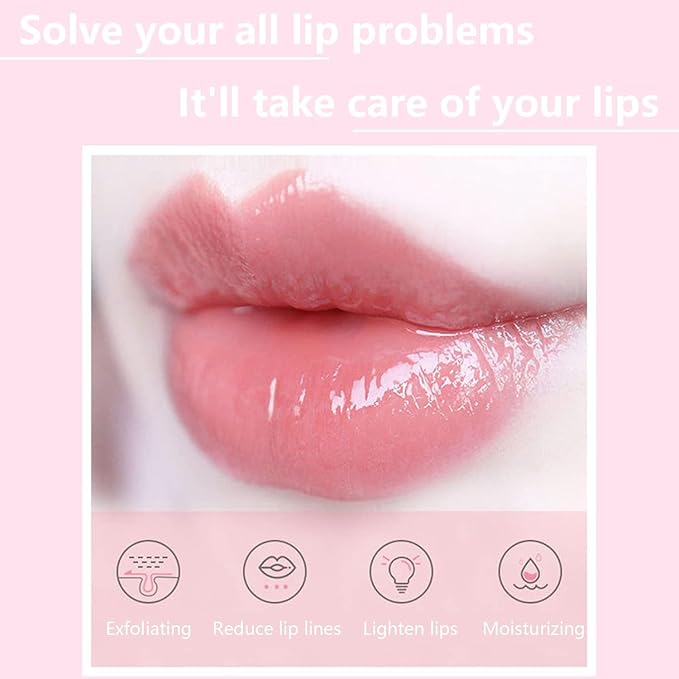 3PCS Bee Lip Balm Honey Lip Exfoliator