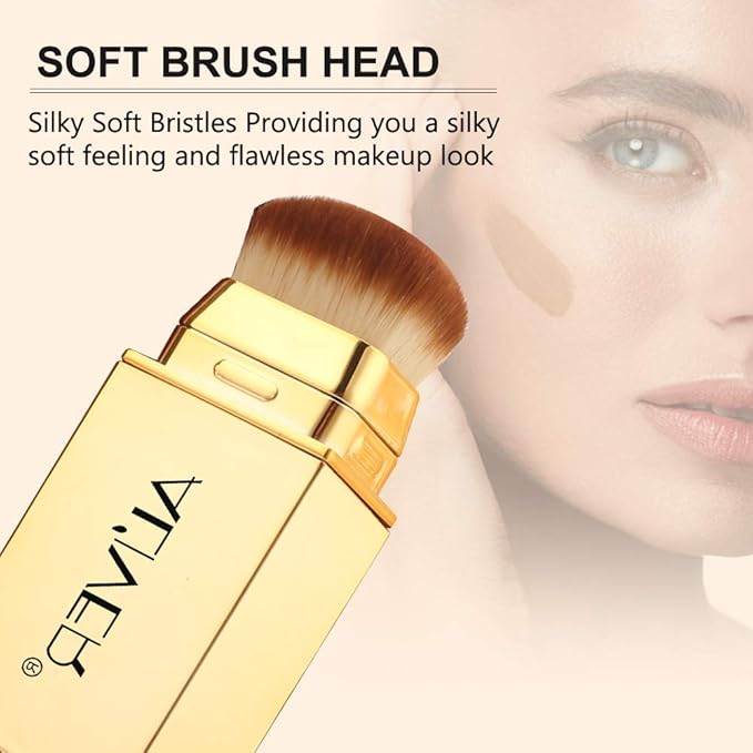 2 IN 1 Design Foundation & Brush, Face Cover Concealer