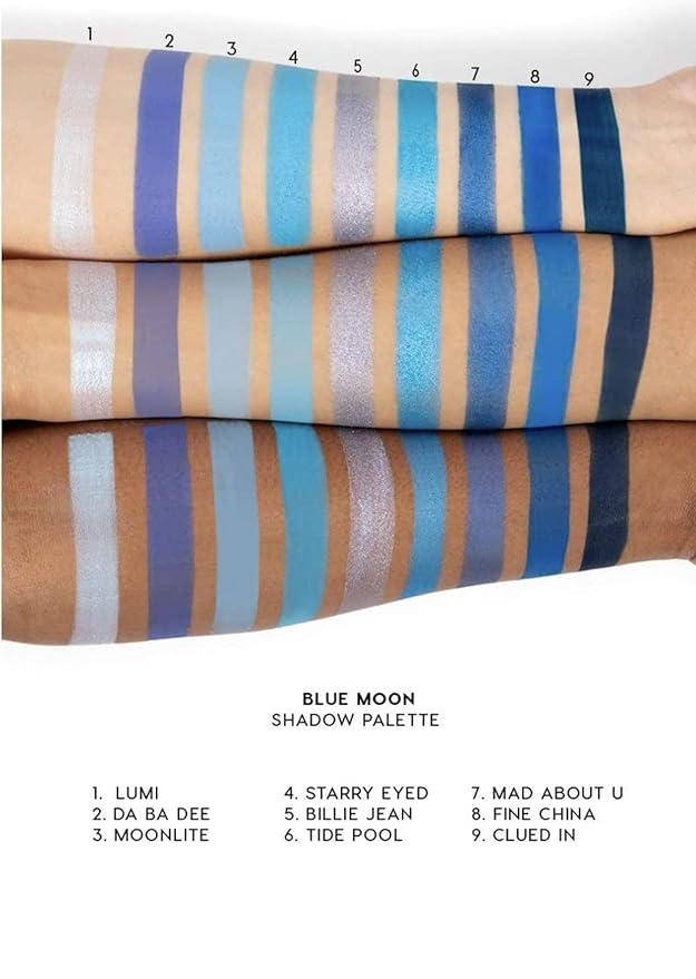 Colourpop Blue Moon Eyeshadow Palette, Powder