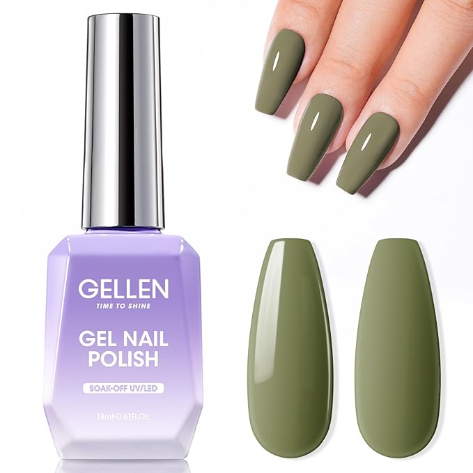 Gellen Green Gel Nail Polish