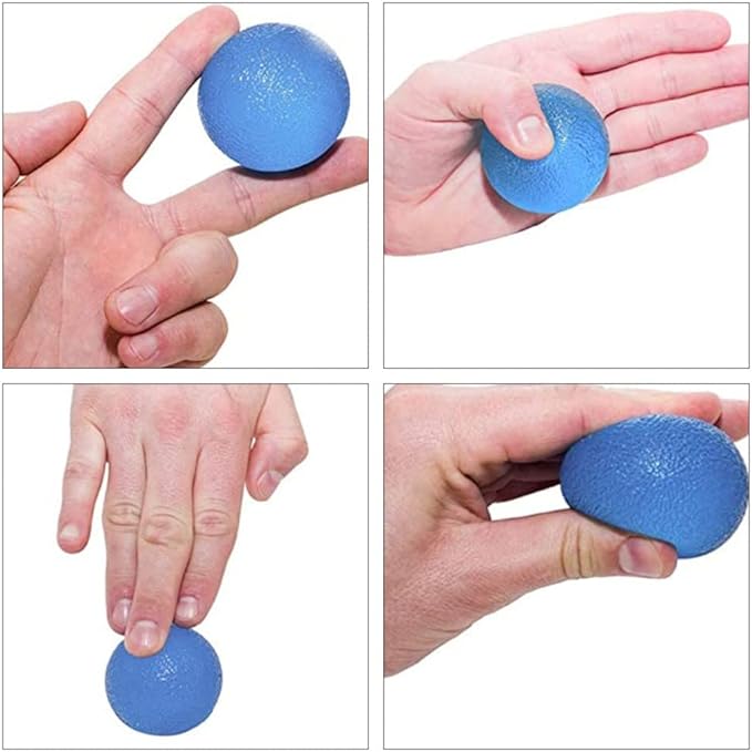 2 Pcs Pressure Relief Ball Silicone Grip Power