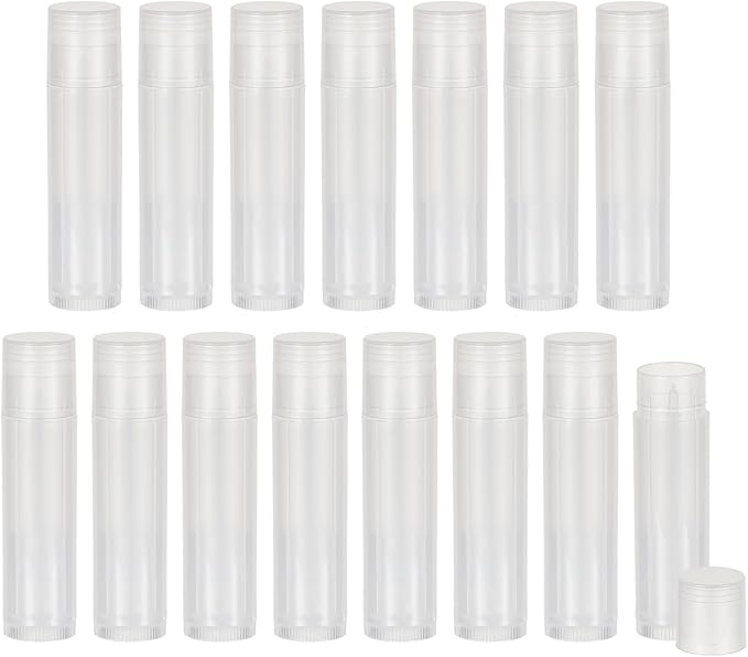 NICENEEDED 15 Pcs Lip Balm Tubes, 5g