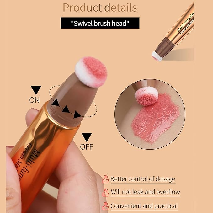 Liquid Contour Stick Set, Contour & Blush & Makeup (02#04#05)