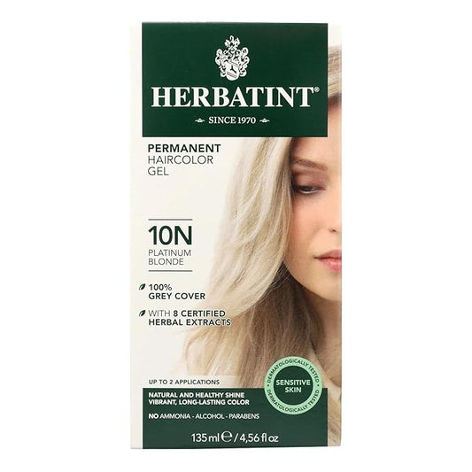 Herbatint Permanent Haircolor Gel, 10N
