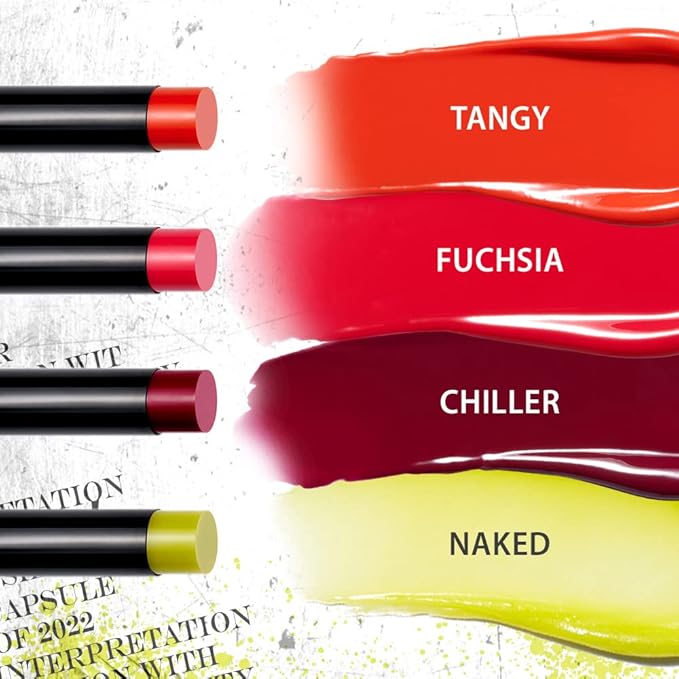 ESPOIR Dirty Neon vegan shine lipstick Long