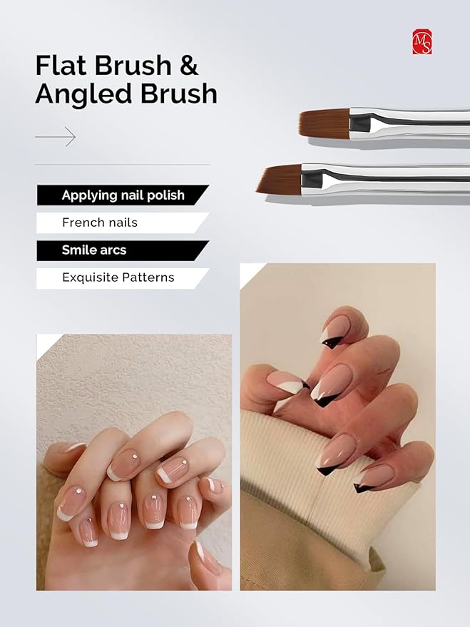 MelodySusie Nail Art Brushes Set,6pcs