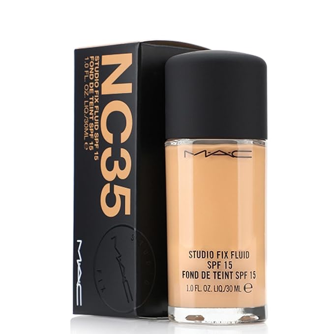 MAC Studio Fix Fluid Foundation NC35 SPF15, 1 1 Fl Oz