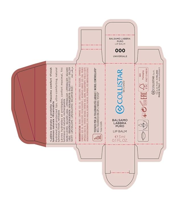 Collistar Balsamo Labbra Puro Lip Balm,