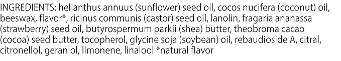Burt's Bees Lip Balm - Strawberry, Lip Moisturizer With Responsibly Sourced Beeswax, Tint-Free, Natural Origin Conditioning Treatment, 2 Tubes, 0.15 oz.