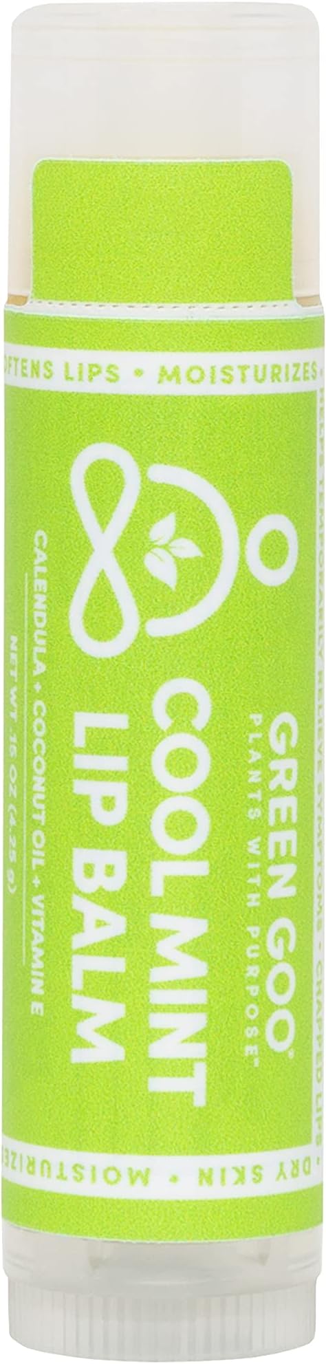 Green Goo All-Natural Lip Balm, Cool