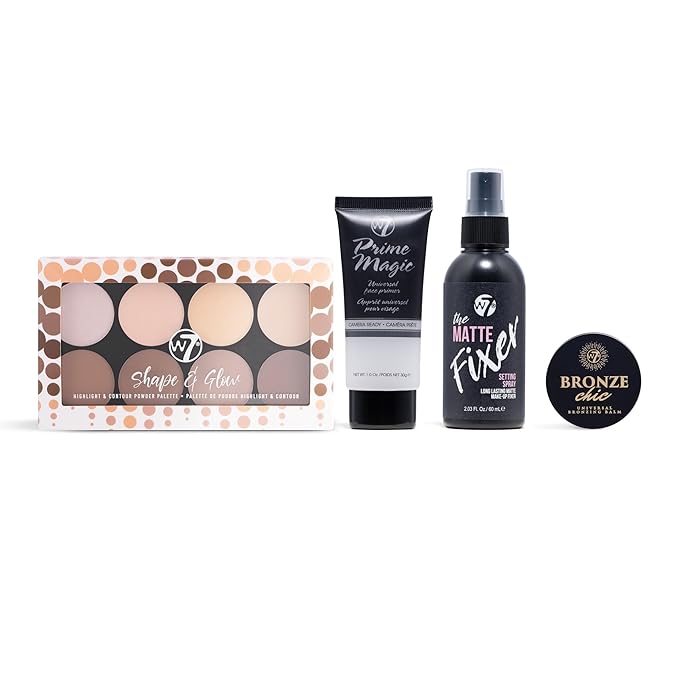 W7 Shape & Glow Makeup Set - Matte