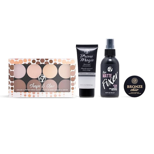 W7 Shape & Glow Makeup Set - Matte