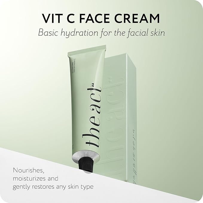 Vitamin C Face Moisturizer Cream for Men and Women - Brightening & Hydrating | Anti-Aging Day & Night Cream with Ceramides & Antioxidants for All Skin Types | Lightweight, Non-Greasy, Vegan 2.5 oz