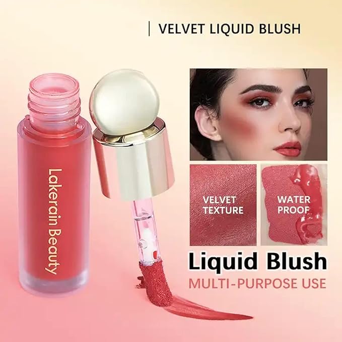 Liquid Blush Makeup, Soft Cream Liquid Blush Makeup Cosmetics (05#)