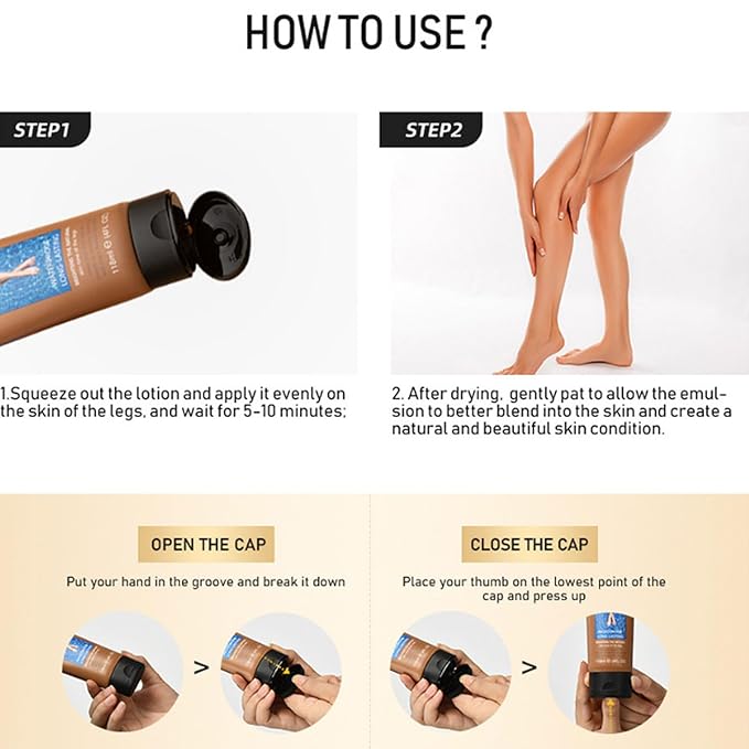 Airbrush Legs, Leg Makeup Lotion, Body Makeup, Waterproof Body 118ml