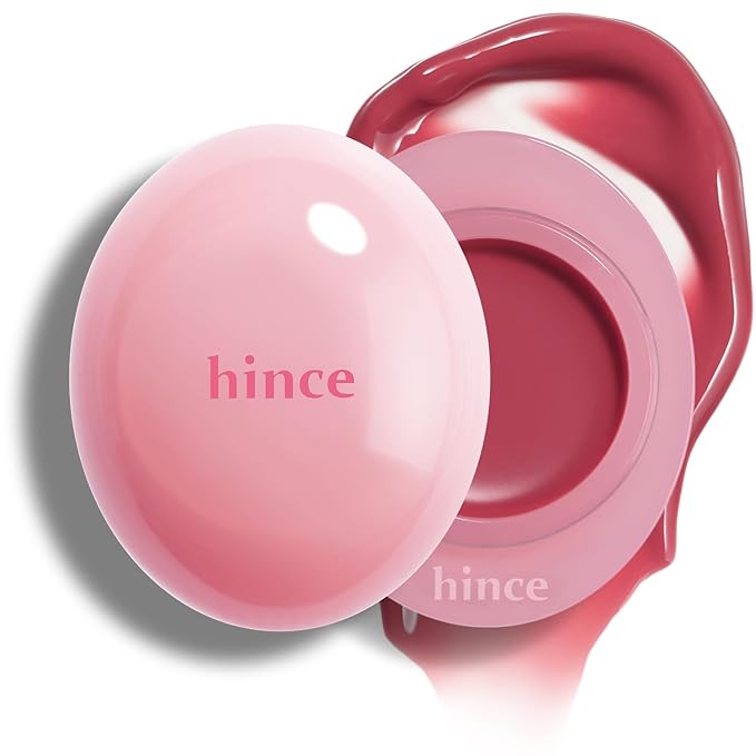 HINCE Raw Glow Dewy Ball - Tinted Lip Balm, Jelly Gloss Glow, Shine and Hydration, Lip & Blush Multiuse, Vegan, 0.12 oz. (13 colors) (RAW GRAPE DEW)