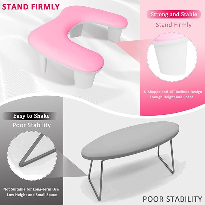 Nail arm rest for nail