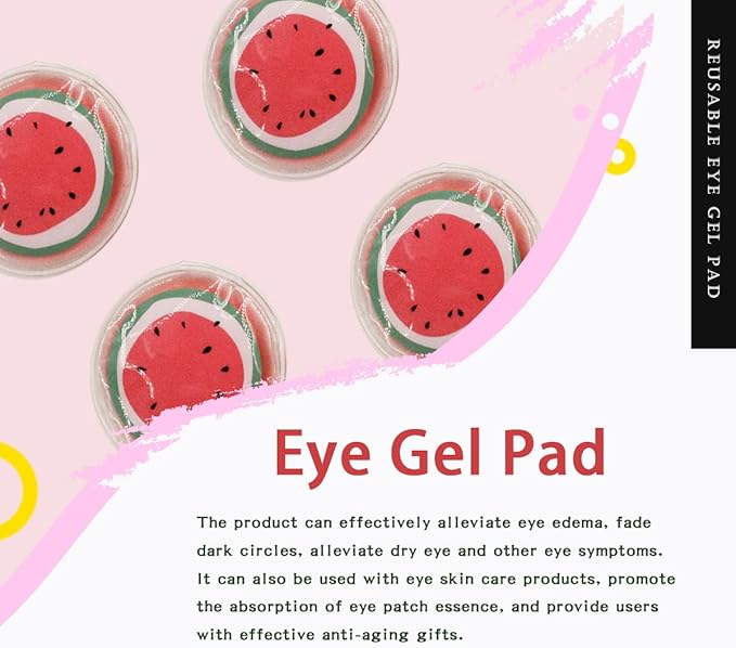 Reusable eye gel pad, eye
