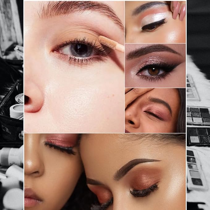 Eyeshadow liquid Glitter Long Lasting Pigments Metals Gloss Shimmer Eyeshadow Glow Eye Makeup (Rosegold)