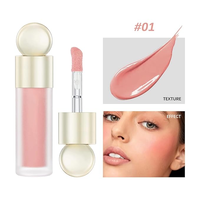 Liquid Blush, Matte Liquid Cream Makeup Dual Use for Girl