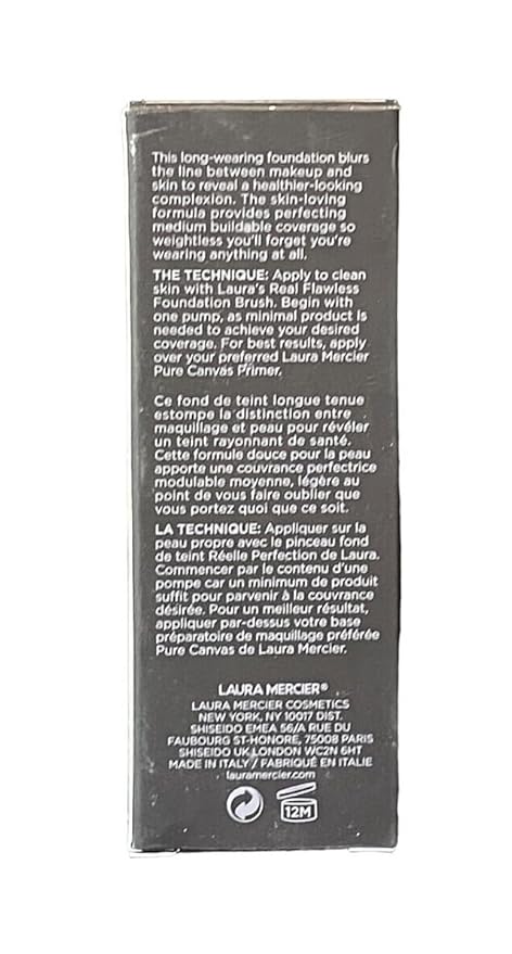 Laura Mercier Women's Real Flawless Foundation, 3C1 Dune, 30 mL 1 oz