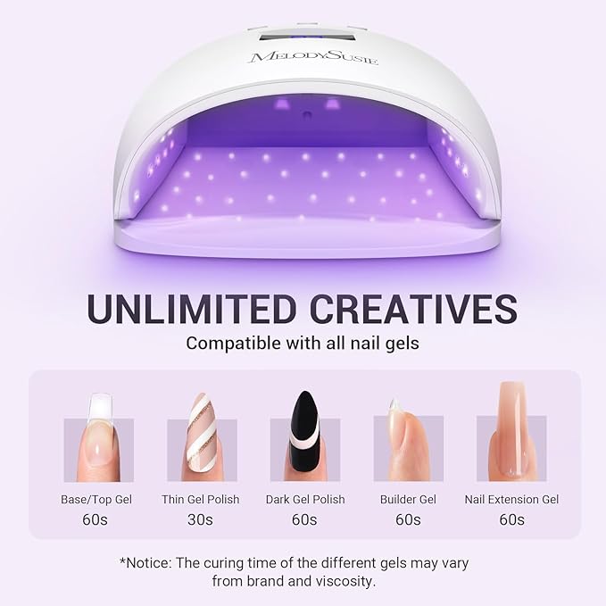 Melodysusie 54w uv led nail