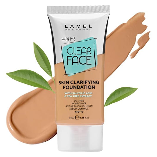 Lamel- Oh my Clear Face Foundation-405 Buff Beige 40ml