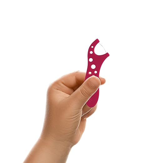 GUM Crayola Kids Flossers with Fluoride - Designed for Little Hands - Fun Grape Flavor - Easy to Use Kids Floss Picks for Children Ages 3+, 40 Count (Pack of 6)