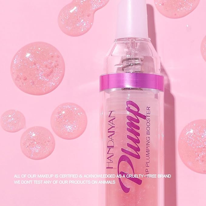 Lip Plumping Booster, Spicy Lip Lipstick, Lifter Gloss, Hydrating, Volumizes High-Shine Lip Plumping Lip Glass Mirror Lip Makeup Lip Glaze Plump & Pout Lip Plumper for Women Girls (03)