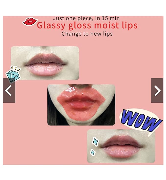 PS.PRETTYSKIN Rose Lip Masks for Dry