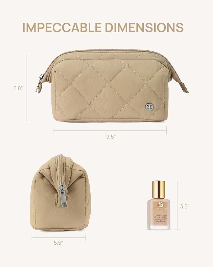 Telena puffer makeup bags for