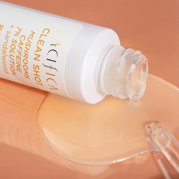 Face Serum by Pacifica - Clean Shot Hyaluronic Acid 5% Solution with Rose, Jasmine & Peony – Hydrating Facial Serum for All Skin Types, Vegan & Cruelty-Free, 0.8 oz