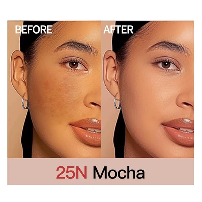 Flawless Glass Skin with Cushion Foundation - Long-lasting, (Mocha, ) 18g