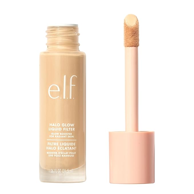 e.l.f. Halo Glow Liquid Filter, Complexion Booster For 0.5 Fair
