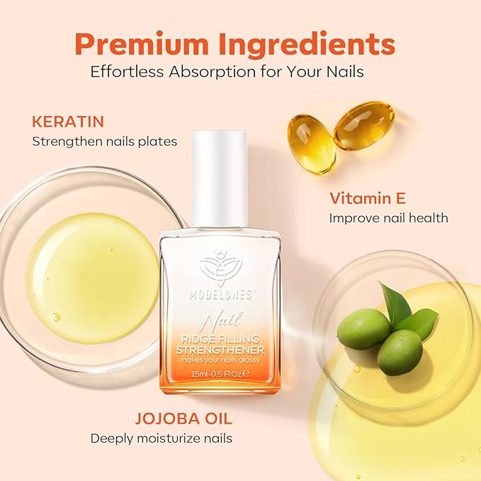 modelones Nail Strengthener, 8-in-One Nail