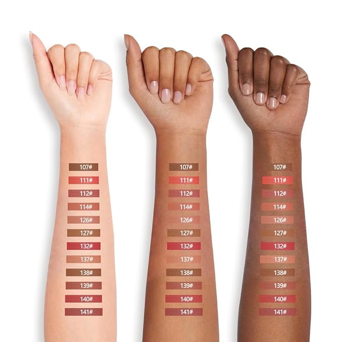 6-Color Velvet Matte Lipstick Pencils Pack for Lips Makeup, Ultra Smooth Creamy Hydrating, Long-Lasting High lmpact Color Soft Finish, Moisturized Lips (6Pcs Matte Lip pencils Set-E, Pack of 1)