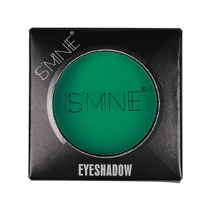 ISMINE Single Green Matte Eyeshadow, High Pigment, Longwear, Intense Color Best Single Green Eyeshadow Eye Makeup for Day & Night