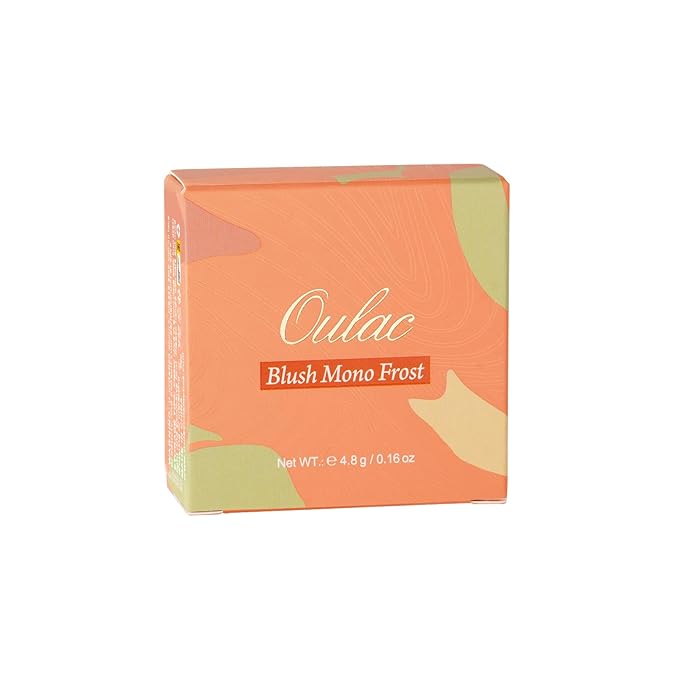 Oulac Luminous Blush Makeup Glow Coral Gold|Powdery Blush 4.8g