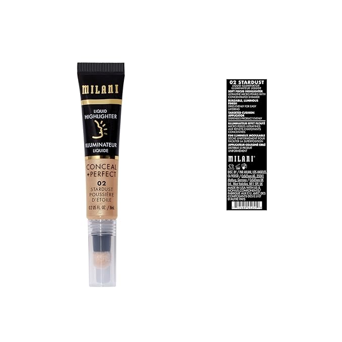 Milani Conceal + Perfect Liquid Highlighter for Added Collection- Stardust