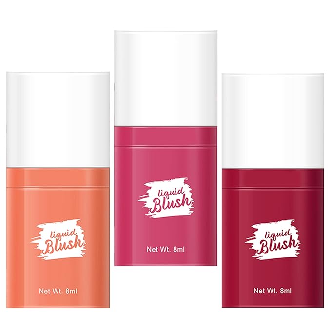 Liquid Blush Set Makeup, Cream Blush for Cheeks Oz (03#04#06#)